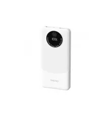 Батарея універсальна Dudao 10000mAh K12 22.5W, PD, QC, 2*USB-A, USB-C(In/Out), White (6976625333875)