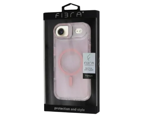 Чохол до мобільного телефона BeCover FIBRA Star Shine MagSafe Apple iPhone 17 Air Light Pink (715421)