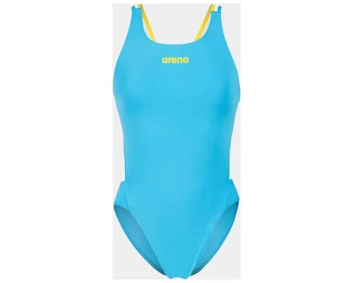 Купальник Arena Swimsuit Tech Multi Solid 008054-820 блакитний, жовтий 44 (3468337740131)