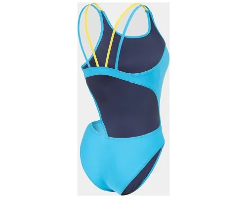 Купальник Arena Swimsuit Tech Multi Solid 008054-820 блакитний, жовтий 44 (3468337740131)
