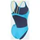 Купальник Arena Swimsuit Tech Multi Solid 008054-820 блакитний, жовтий 44 (3468337740131)