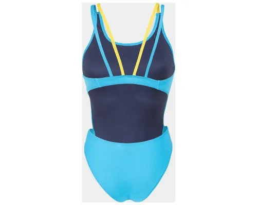 Купальник Arena Swimsuit Tech Multi Solid 008054-820 блакитний, жовтий 44 (3468337740131)