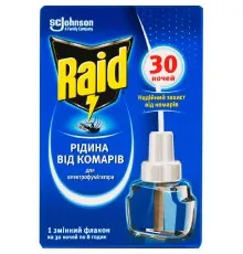 Рідина для фумігатора Raid Проти комарів 30 ночей (5000204343694)