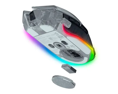 Мишка Razer Basilisk V3 Pro 35K Wireless/Bluetooth/USB Phantom White (RZ01-05240400-R3G1)
