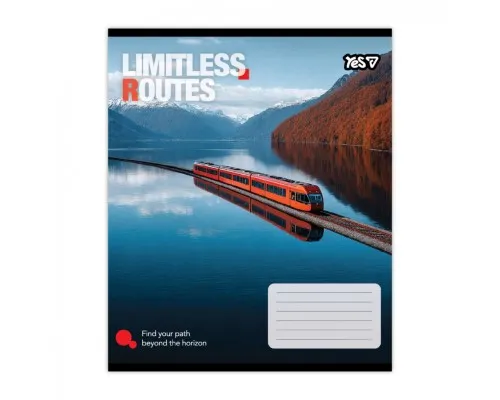 Зошит Yes Limitless routes А5 36 аркушів лінія (769039)