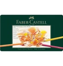 Олівці кольорові Faber-Castell POLYCHROMOS художні 120 кольорів в металевій коробці (110011) (11945)