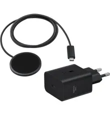 Зарядний пристрій Samsung Magnetic Wireless Qi2.2 25W 1.5m + Adapter USB-C PD45W dark gray (EP-P2900TBEGWW)