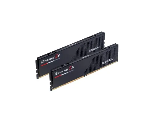 Модуль пам'яті для комп'ютера DDR5 32GB (2x16GB) 5200 MHz Ripjaws S5 G.Skill (F5-5200J4040A16GX2-RS5K)