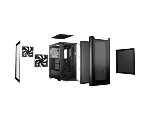 Корпус для ПК Be quiet! PURE BASE 501 Airflow з віконцем,чорний (BGW74)