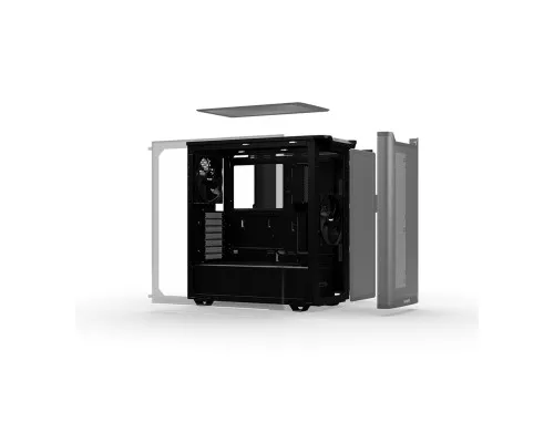 Корпус для ПК Be quiet! PURE BASE 501 Airflow з віконцем,чорний (BGW74)