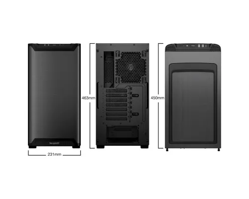 Корпус для ПК Be quiet! PURE BASE 501 Airflow з віконцем,чорний (BGW74)