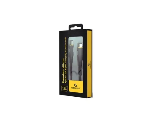 Дата кабель USB 2.0 AM to Lightning 1.5m 2.25A Cablexpert (CC-USB2S-CM8PM-1.5M-BK)