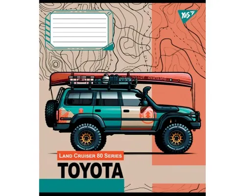 Зошит Yes Off road vehicle А5 60 аркушів клітинка (767401)