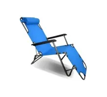 Крісло складане Voltronic 1780х600х800мм, Blue (YT36096)
