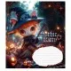Зошит Школярик Gothic cats 12 аркушів лінія (012-3531L)