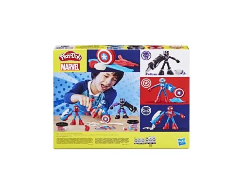 Набір для творчості Hasbro Play-Doh Marvel Пригоди героїв з масою для ліплення (G0333)