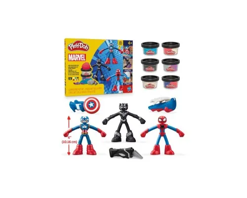 Набір для творчості Hasbro Play-Doh Marvel Пригоди героїв з масою для ліплення (G0333)