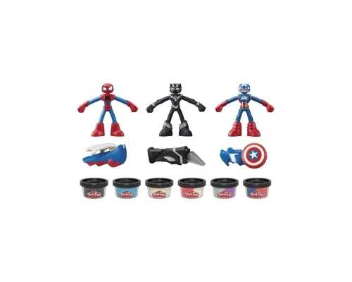 Набір для творчості Hasbro Play-Doh Marvel Пригоди героїв з масою для ліплення (G0333)