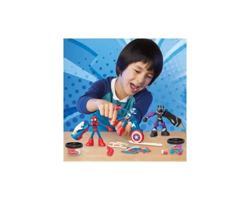 Набір для творчості Hasbro Play-Doh Marvel Пригоди героїв з масою для ліплення (G0333)