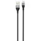 Дата кабель USB 2.0 AM to Micro 5P 1.0m 2.1A double-side black XO (NB188-M-1-BK)