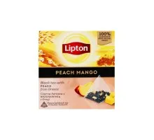 Чай Lipton чорний "Peach mango" 20 пакетиків (5063270110942)
