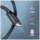 Дата кабель USB-C to USB-C 3.0m USB 2.0 PD 240W 5A black AXAGON (BUCM2-CM30AB)