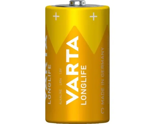 Батарейка Varta C (LR14) Longlife лужна * 2 (04114101422)