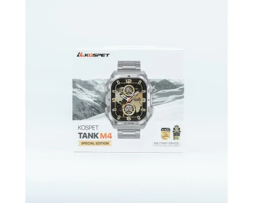 Смарт-годинник KOSPET TANK M4SE SILVER (6978602500638)
