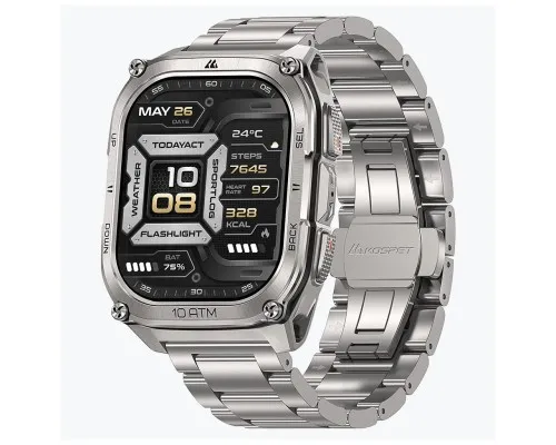 Смарт-годинник KOSPET TANK M4SE SILVER (6978602500638)