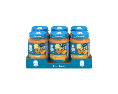 Дитяче пюре Gerber Овочі з куркою з 7 місяців 190 г (1227384)