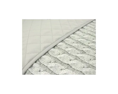 Покривало Руно декоративне Grey Braid 150х212 см (Р360.52_Grey Braid)
