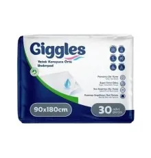 Пелюшки для малюків Giggles 90х180 см 30 шт (8680131206308)
