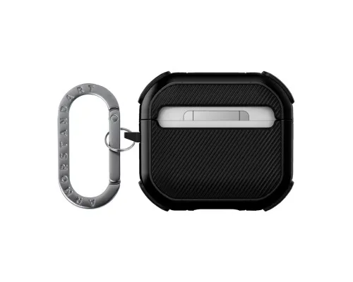 Чохол для навушників Armorstandart Panzer для Apple Airpods 4 Black (ARM82552)