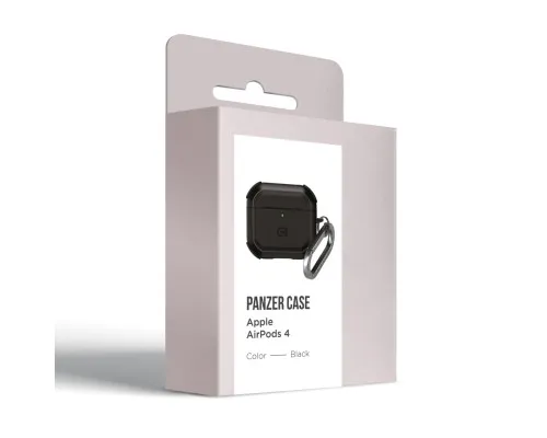 Чохол для навушників Armorstandart Panzer для Apple Airpods 4 Black (ARM82552)