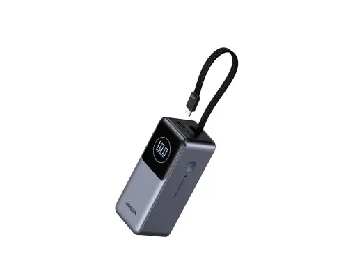 Батарея універсальна Ugreen 20000 mAh 130W Cable Space gray (U_55365B)