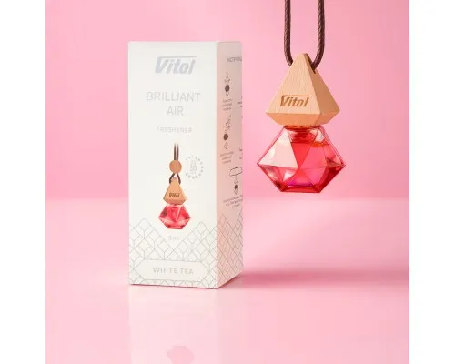 Ароматизатор для автомобіля VITOL Air WhiteTea 8мл (VBA06)