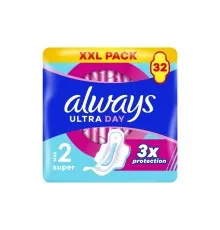 Гігієнічні прокладки Always Ultra Super (Розмір 2) 32 шт. (8700216861199)