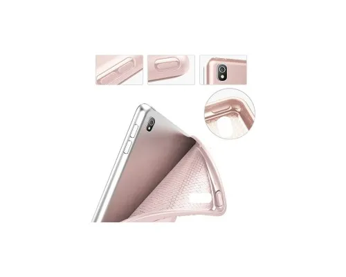 Чохол до планшета BeCover Tri Fold Soft TPU Silicone Apple iPad 9.7 2017/2018 A1822/A1823/A1893/A1954 Pink (708513)