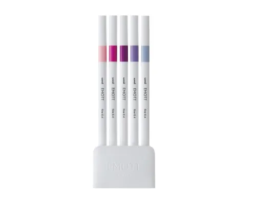 Лайнер UNI набір Emott Floral Color 0.4 мм 5 кольорів (PEM-SY/5C.07FC)