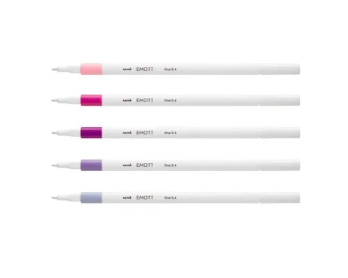 Лайнер UNI набір Emott Floral Color 0.4 мм 5 кольорів (PEM-SY/5C.07FC)
