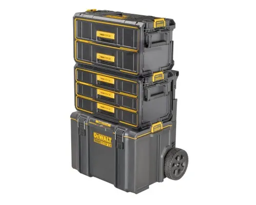 Ящик для інструментів DeWALT TOUGHSYSTEM 2.0, 555х355х305 мм., модуль на 3 ящики (DWST08330-1)