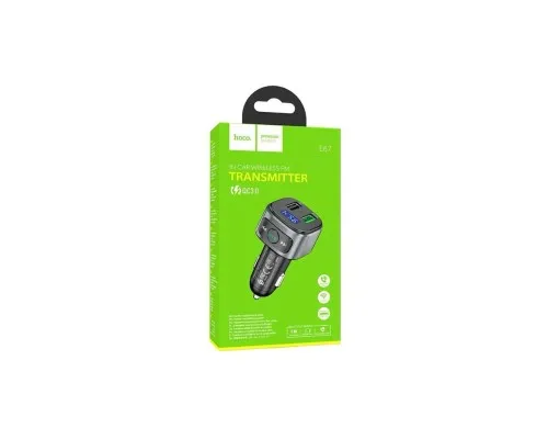FM модулятор HOCO E67, Black, Box