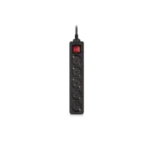 Мережевий фільтр живлення REAL-EL RS-PROTECT M 10m, black (EL122300037)