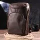 Сумка Vintage Вінтажна чоловіча через плече з натуральної шкіри Коричнева (21303)