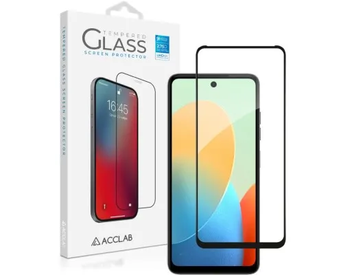 Скло захисне ACCLAB Full Glue Tecno Spark 20C Black (1283126589034)