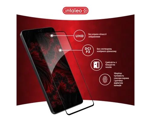 Скло захисне Intaleo Full Glue Xiaomi Redmi Note 13 5G Black (1283126583902)