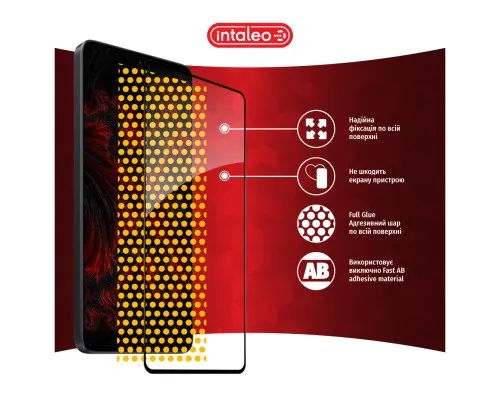 Скло захисне Intaleo Full Glue Xiaomi Redmi Note 13 5G Black (1283126583902)