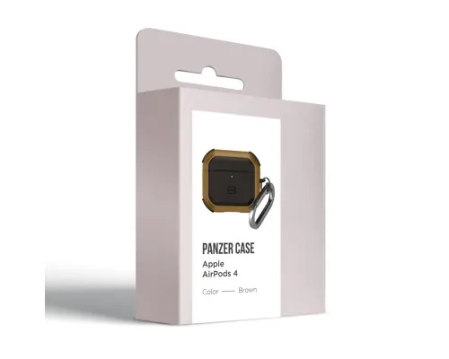 Чохол для навушників Armorstandart Panzer для Apple Airpods 4 Brown (ARM82556)