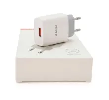 Зарядний пристрій iKAKU KSC-215 1xUSB 5V 2.1A White (KSC-215 NATU)