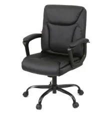 Офісне крісло Аклас Лівар TILT 10002M Чорний (PU Black) (00158598)